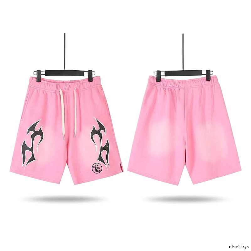 Hellstar Flame Wind Pink Shorts