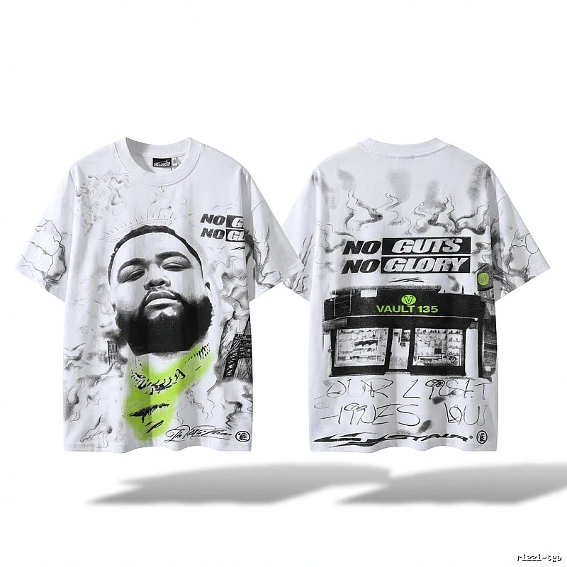 Hellstar Graffiti Style White T-shirt