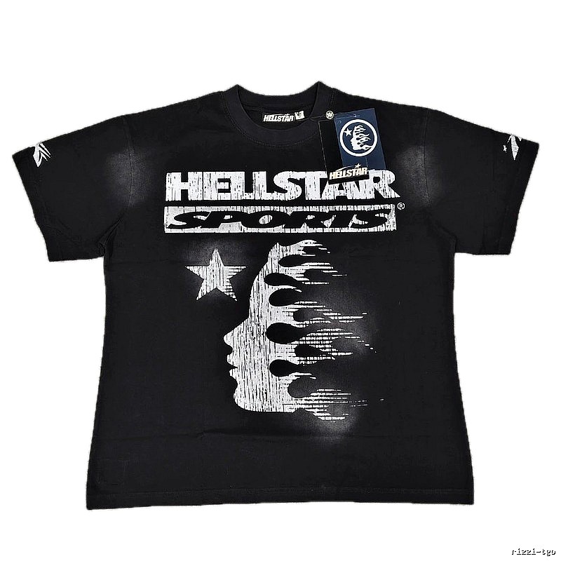 Hellstar Sports Street Style Black Short-sleeve T-shirt