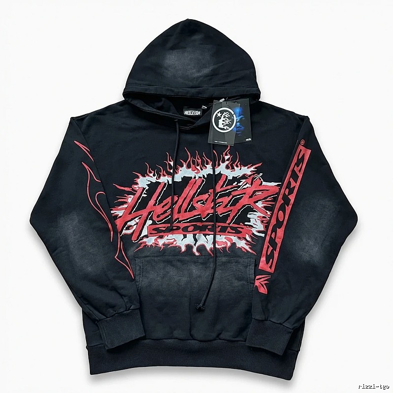 Hellstar sporty black hoodie