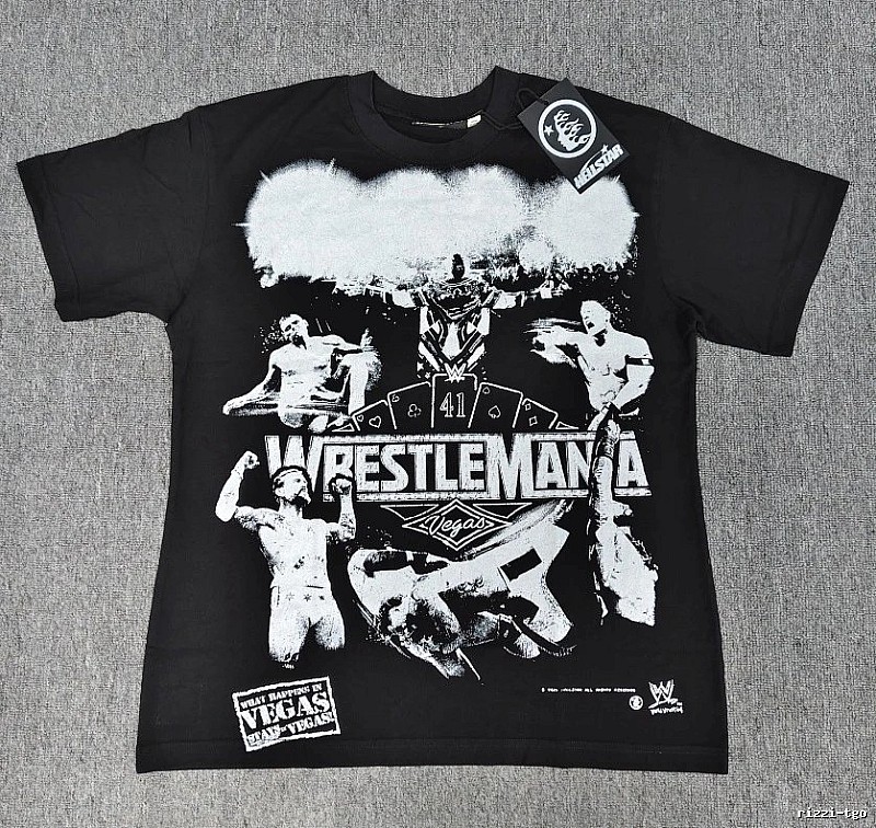 Hellstar WrestleMania Street Style Black T-Shirt