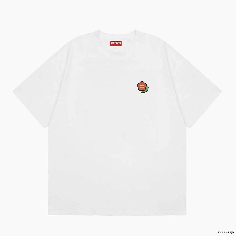 KENZO Crabapple Blossom Casual Style White Short Sleeve T-shirt