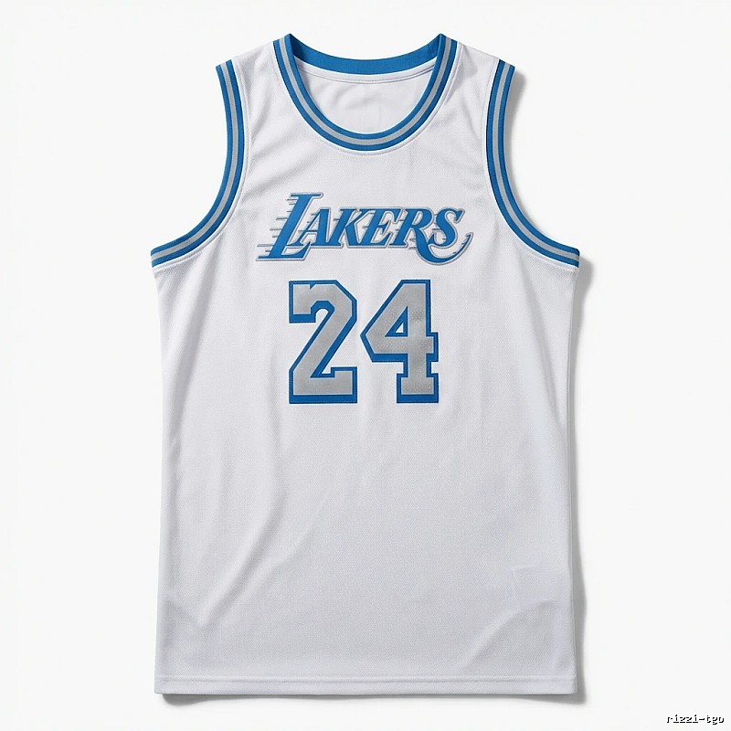 Kobe Lakers retro-style white jersey