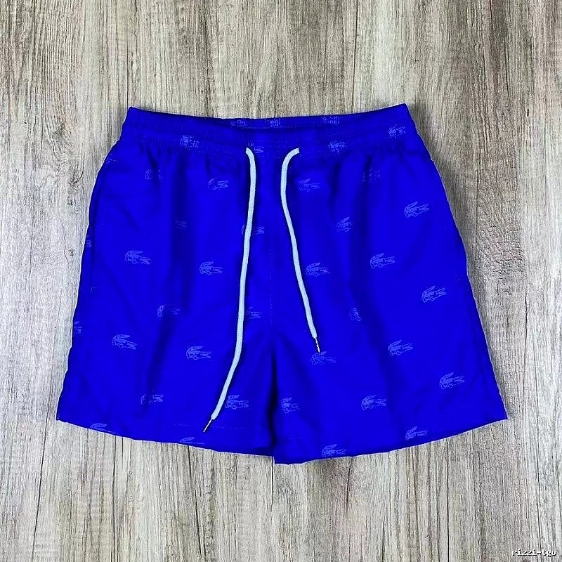 Lacoste Patterned Swim shorts Navy Drawstring Subtle with Polished Detail