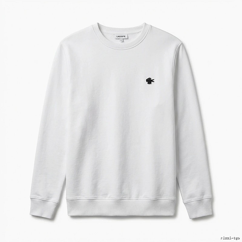 Lacoste simple style white sweatshirt