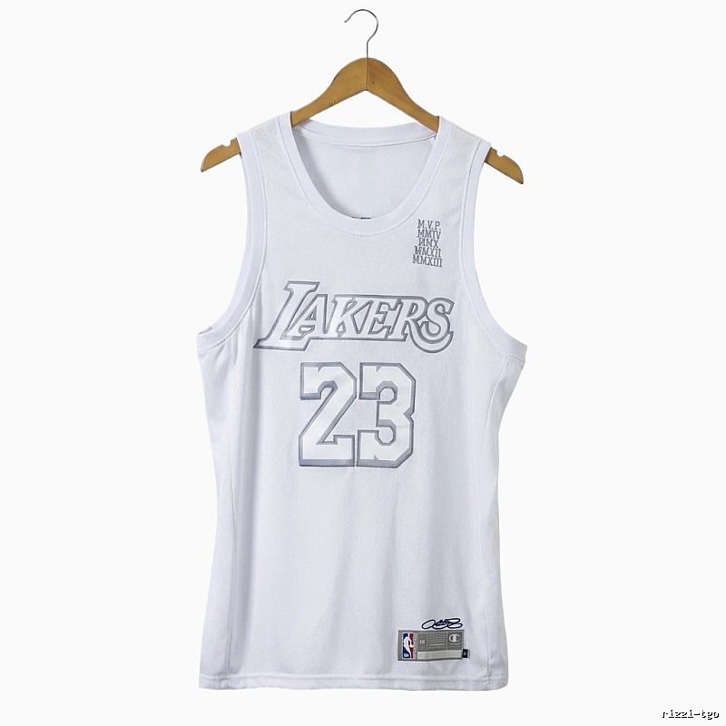 Lakers LBJ retro white vest