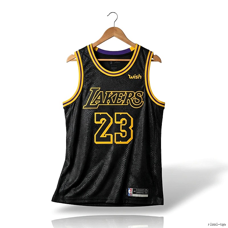 LBJ Lakers retro black jersey