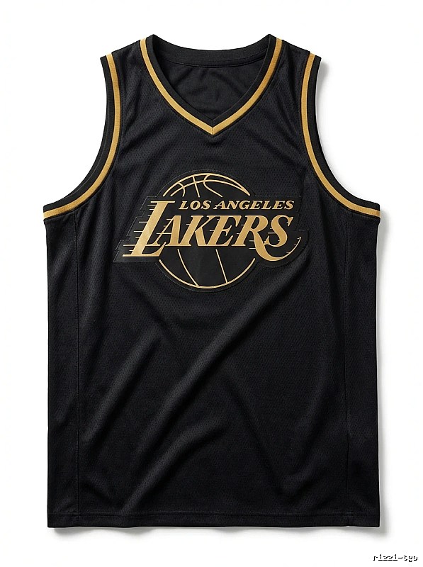 LBJ Lakers retro black jersey