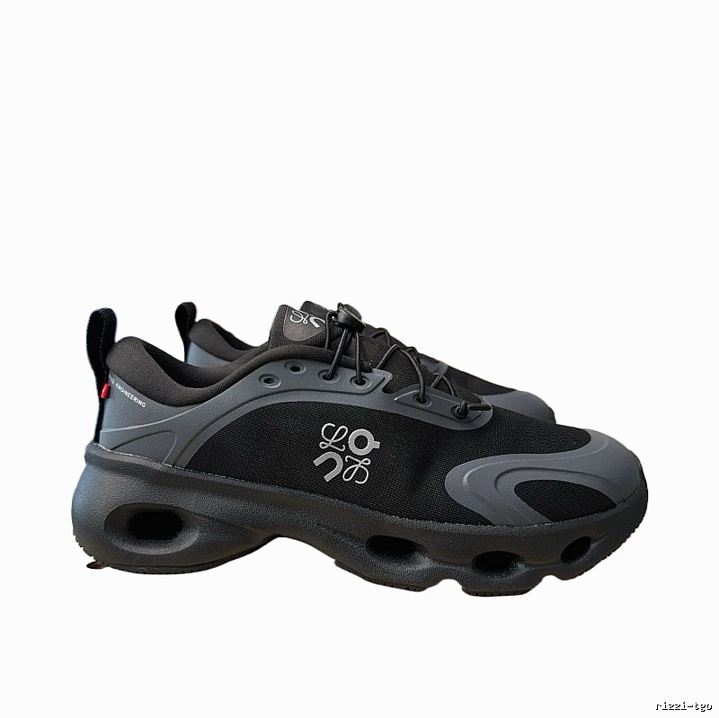 LOEWE black casual sports shoes