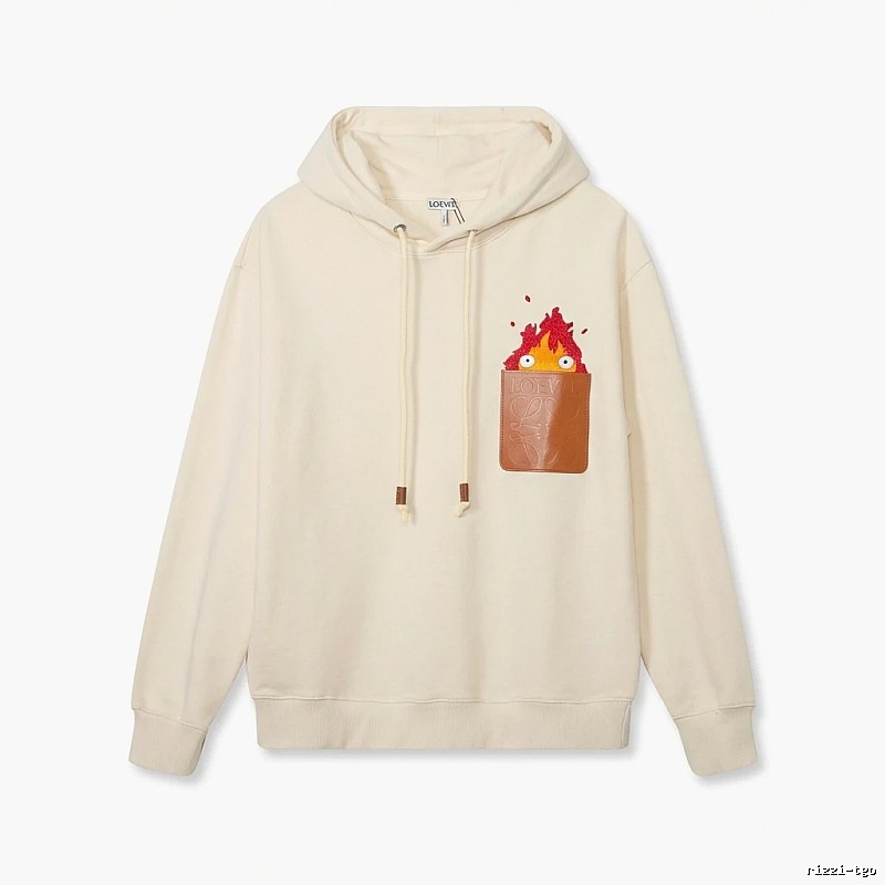 LOEWE Cartoon Print Beige Sweatshirt
