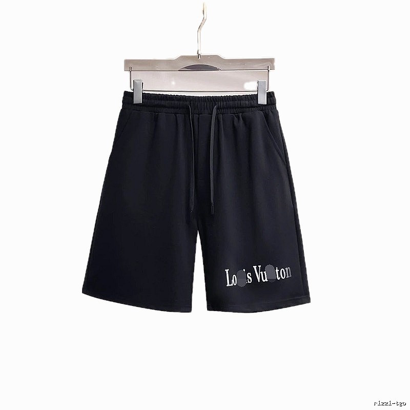Louis Vuitton Casual Black Lettered Shorts