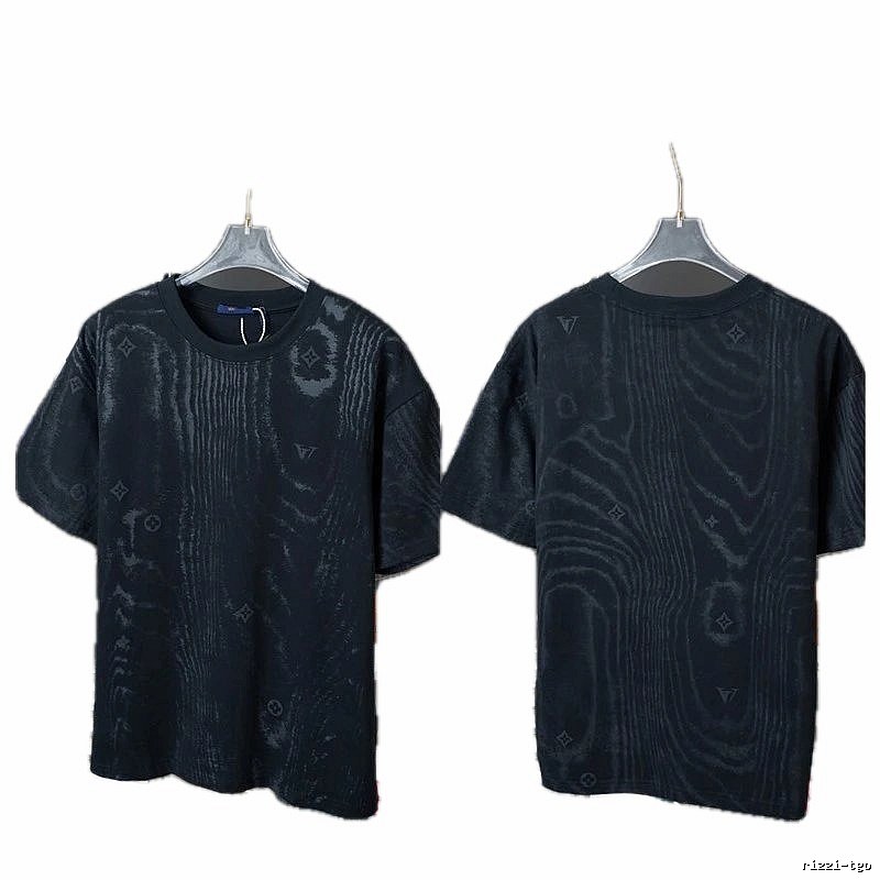 Louis Vuitton Monogram Trendy Style Black T-Shirt