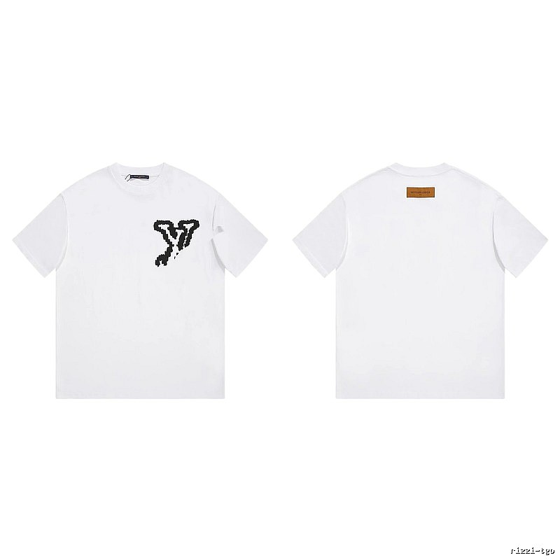 Louis Vuitton Simple Style Graffiti White T-shirt