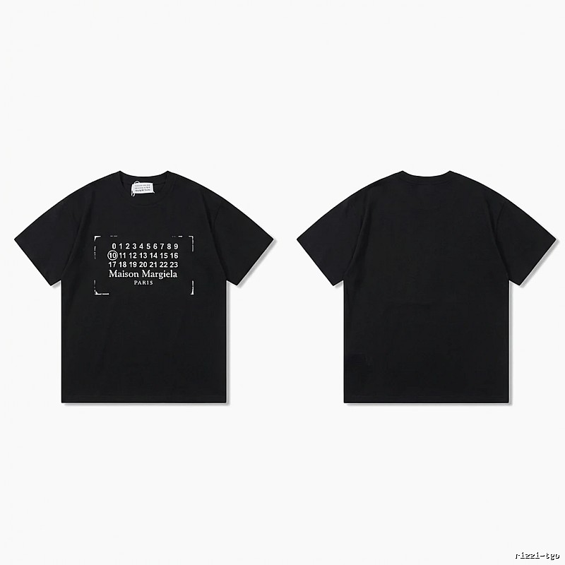 Maison Margiela Digital Style Black T-shirt