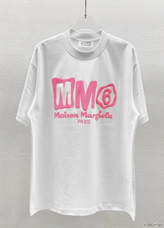 Maison Margiela MM6 Streetwear Brand White Short-sleeve T-shirt