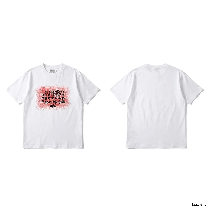 Maison Margiela white T-shirt with digital print