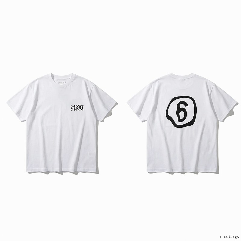Maison Margiela white T-shirt with digital printing