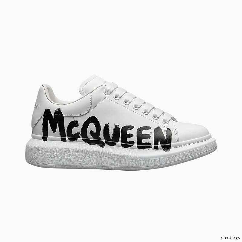 McQueen - printed casual - style white shoes