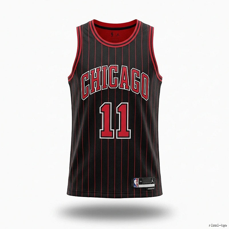 Michael Jordan retro black and red jersey
