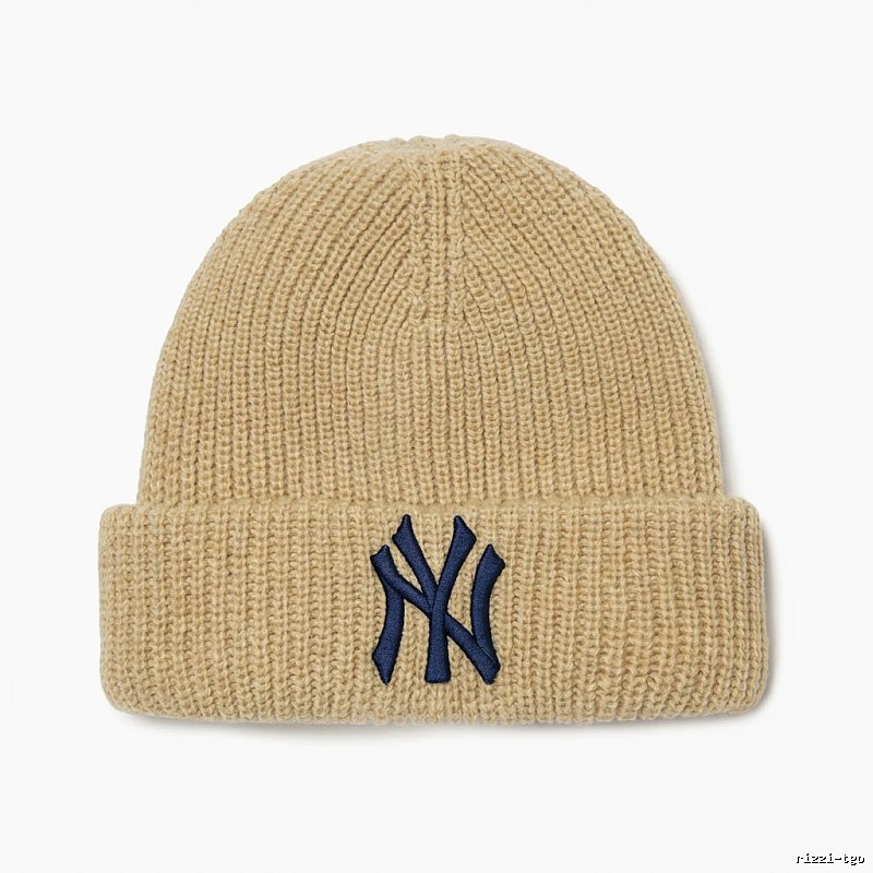 MLB classic beige knitted hat