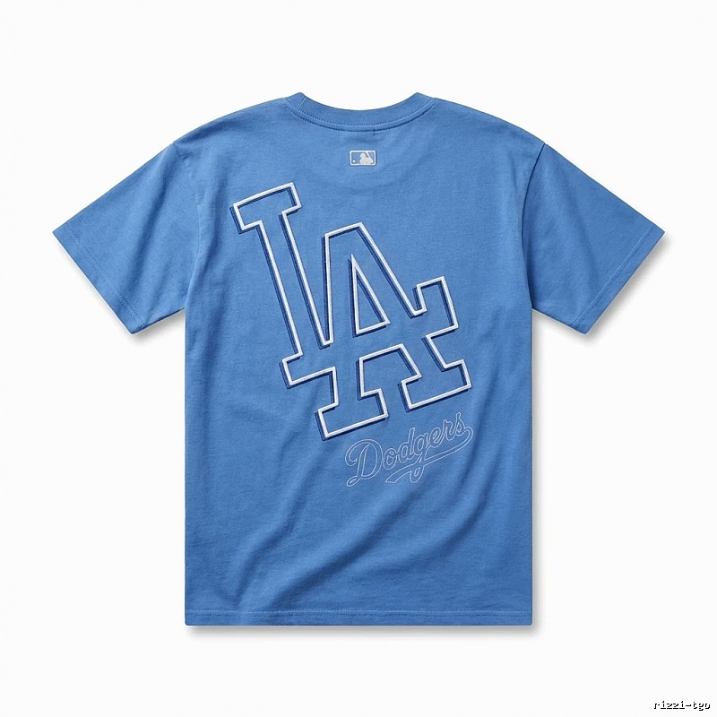 MLB Dodgers Blue Trendy Brand T-shirt