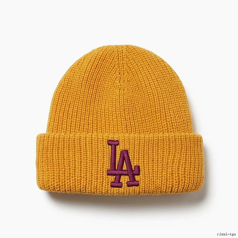 MLB LA Series Yellow Knitted Hat
