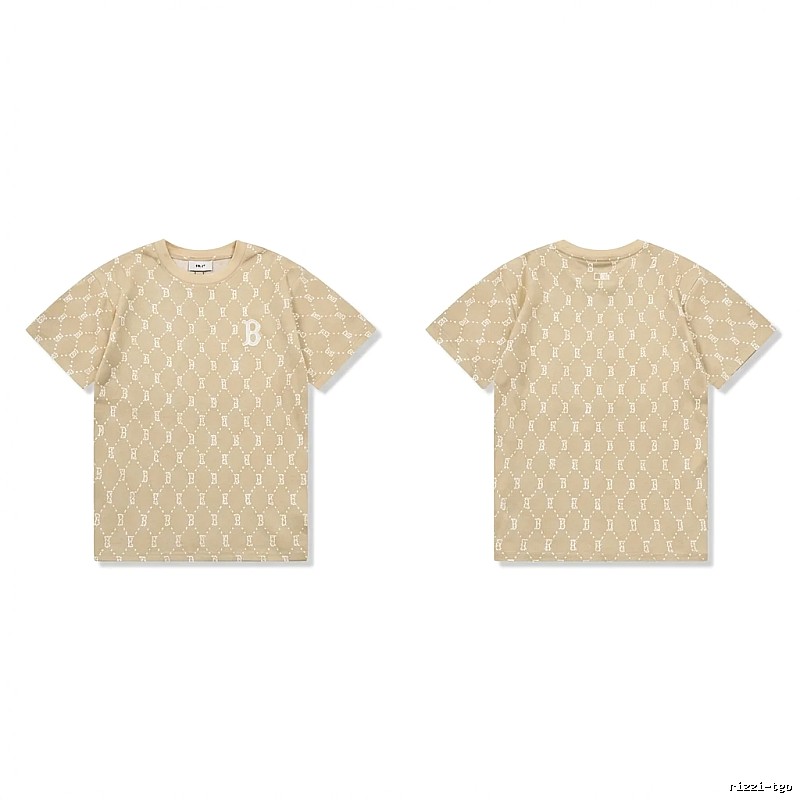 MLB Old Flower Style Beige T-shirt