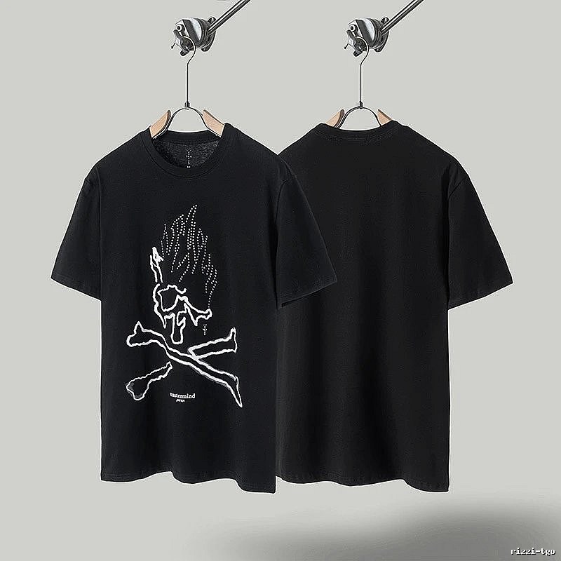 MMJ x Travis Scott Skull Street Style Black T-Shirt