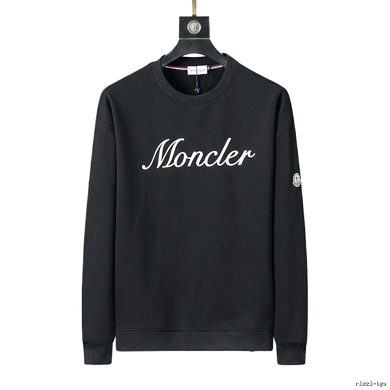 Moncler black simple sweatshirt