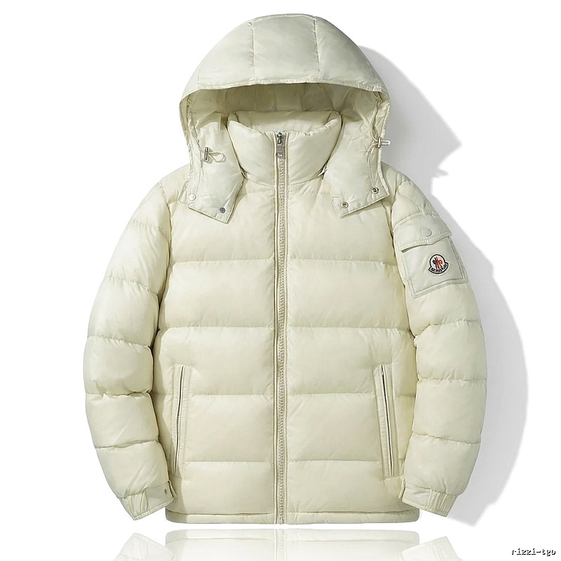 Moncler classic beige down jacket