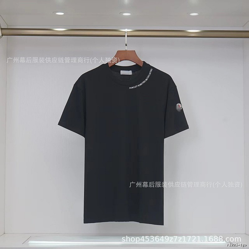 Moncler Classic Casual Style Black Short-sleeve T-shirt