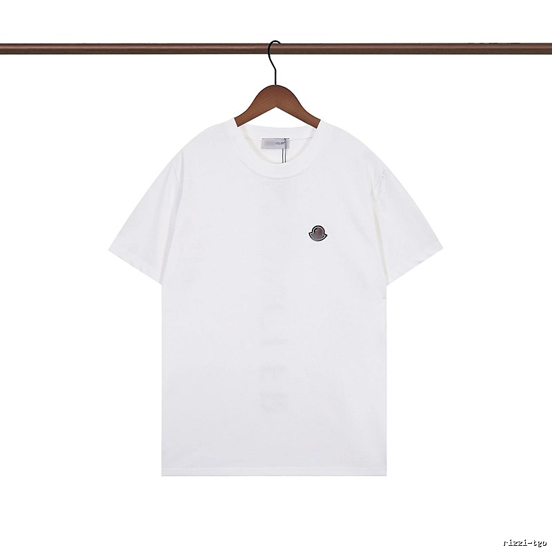 Moncler Classic Minimalist Style White Short-sleeve T-shirt