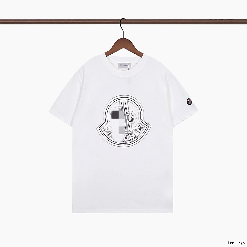 Moncler Logo Collection Trendy Style White T-Shirt
