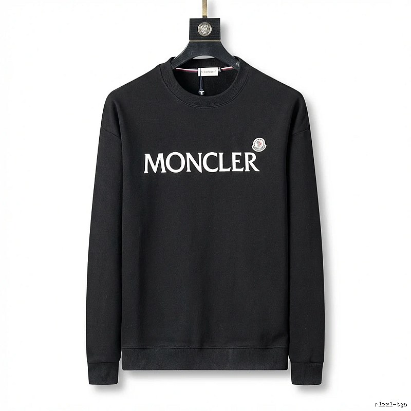 Moncler simple-style black sweatshirt