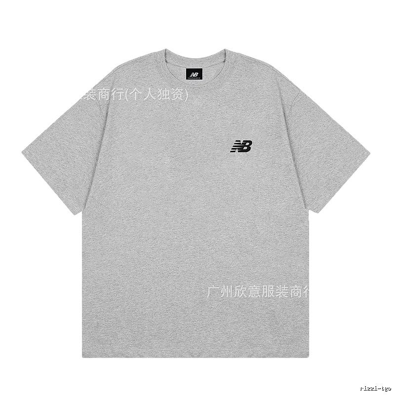 New Balance Classic Casual Style Grey T-Shirt