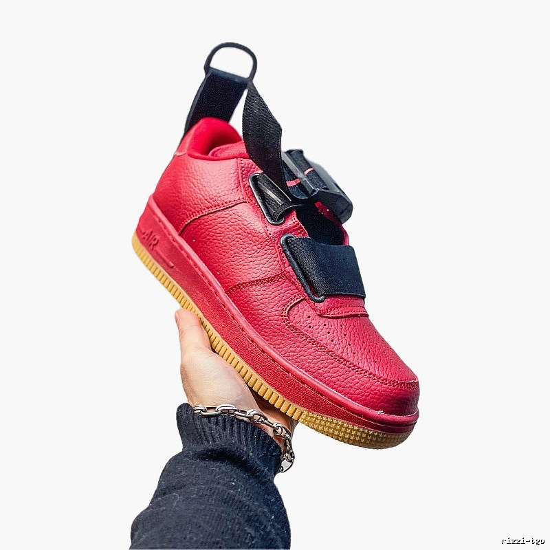 Nike Air Force 1 red trendy sneakers