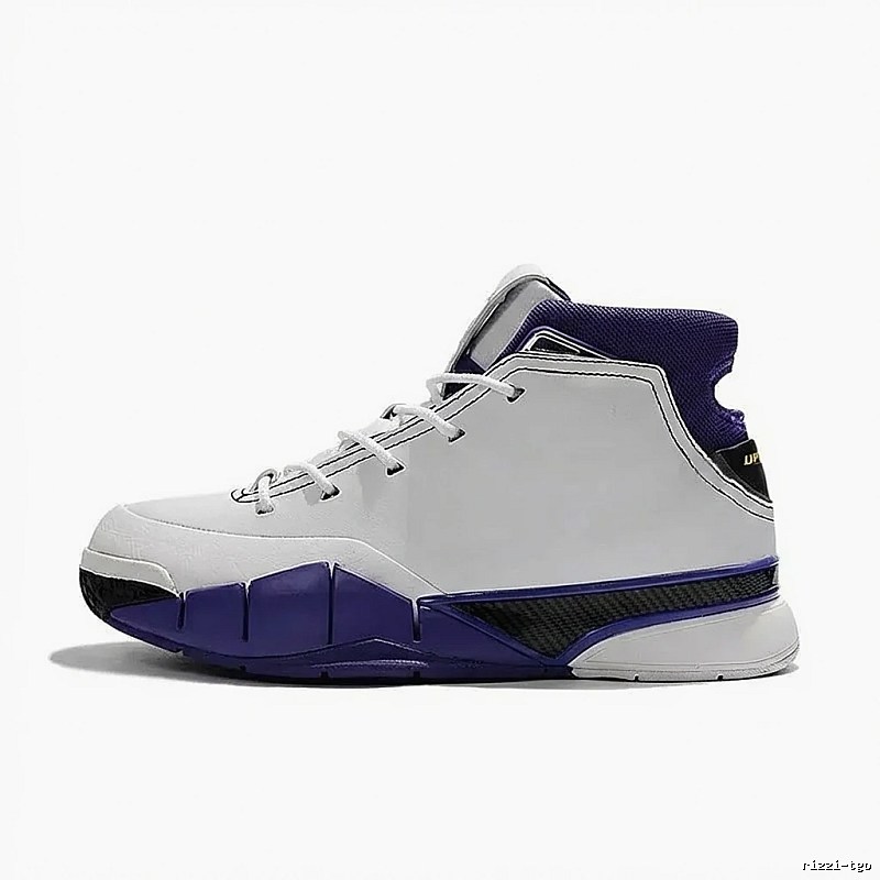 Nike Air Jordan 3 White and Purple High-top Basketball Shoes