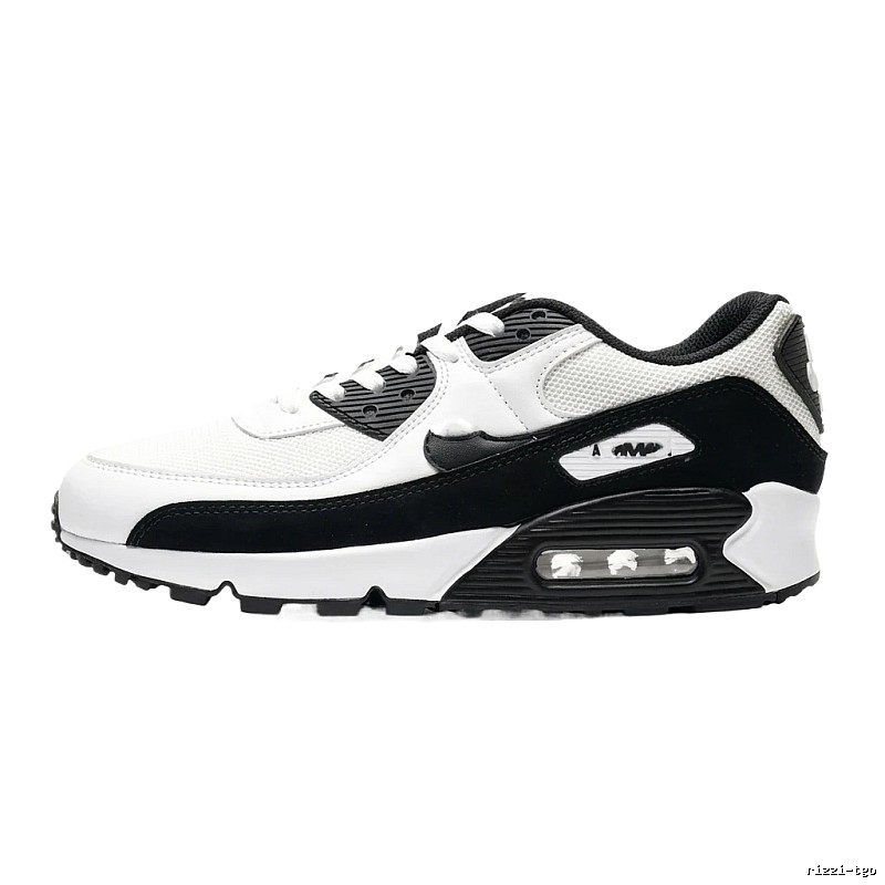 Nike black and white retro style sports shoes