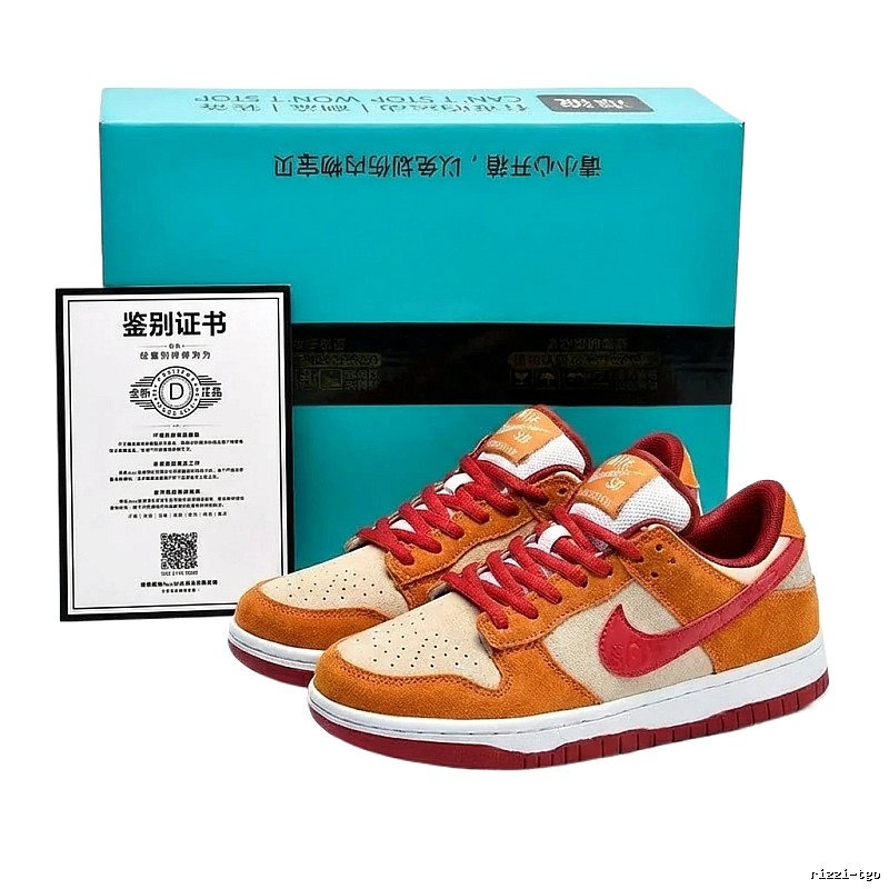 Nike Dunk Retro Orange-Red Shoes