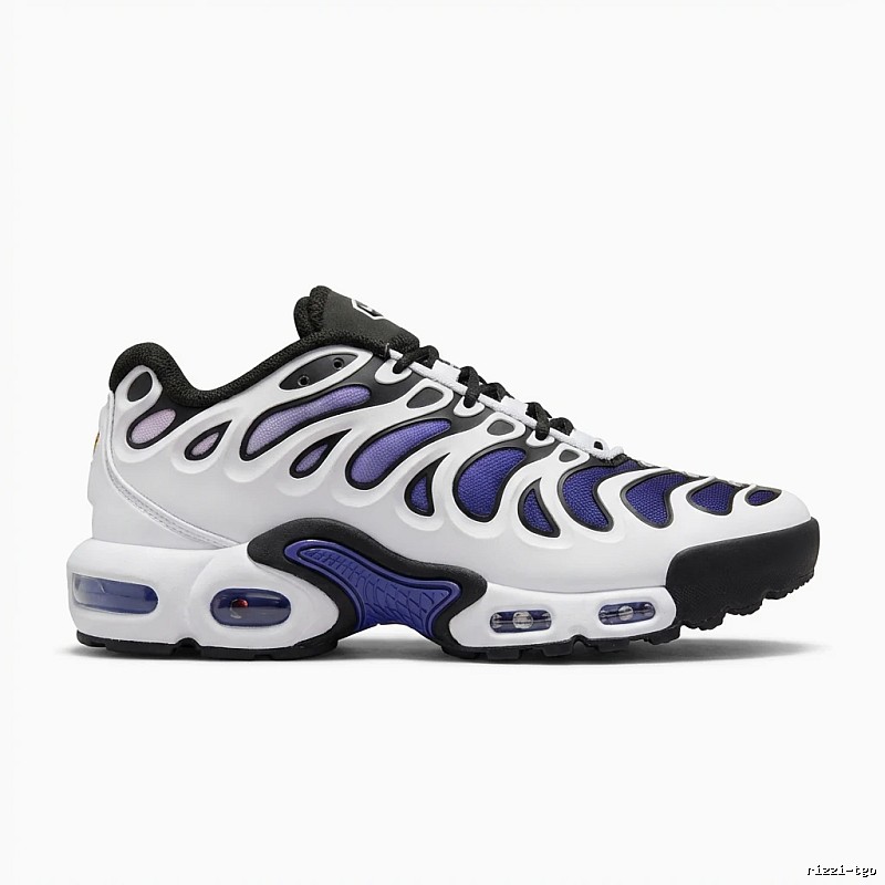 Nike retro white and blue sports shoes