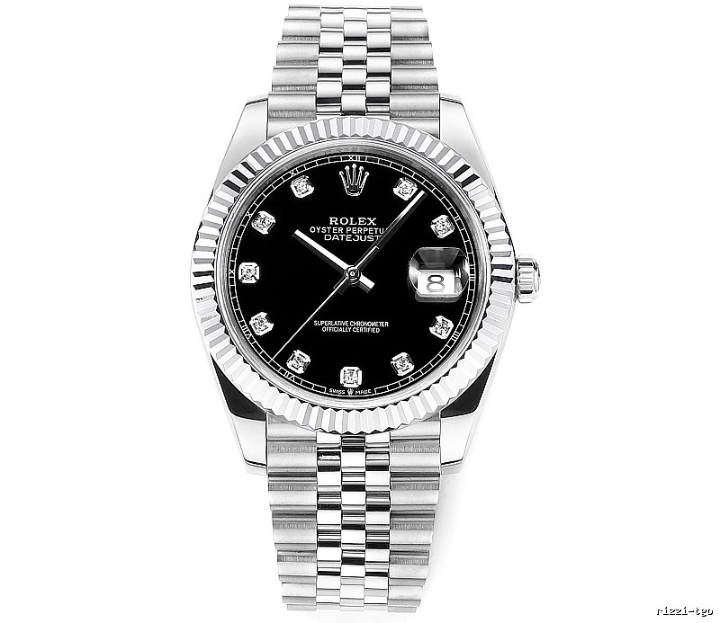 Occasion Rolex Datejust Automatic Watch - Silver And Black