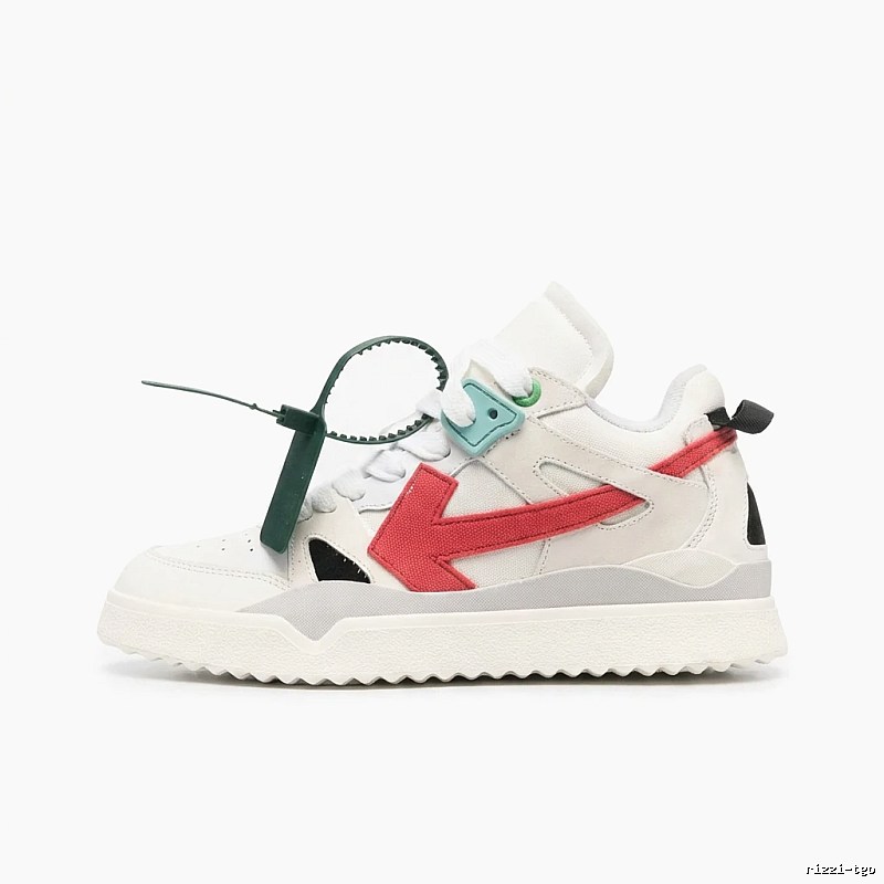 Off-White Arrow Style Casual White Shoes