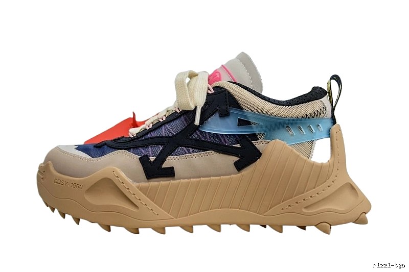 Off-White casual style beige sports shoes