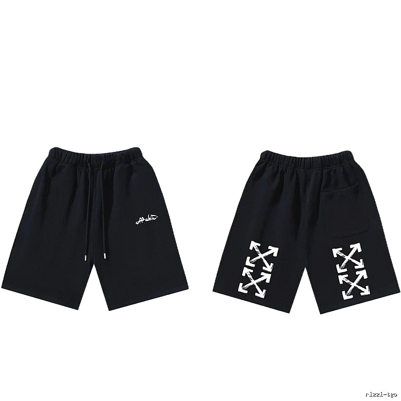 Off-White Style 009 Trendy Cool Black Shorts