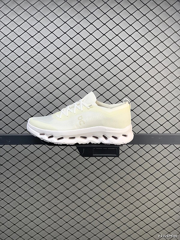 On White and Yellow Cloud Runners Defined by Open Mesh Panels