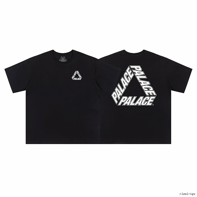Palace Classic Triangular Street Style Black T-Shirt