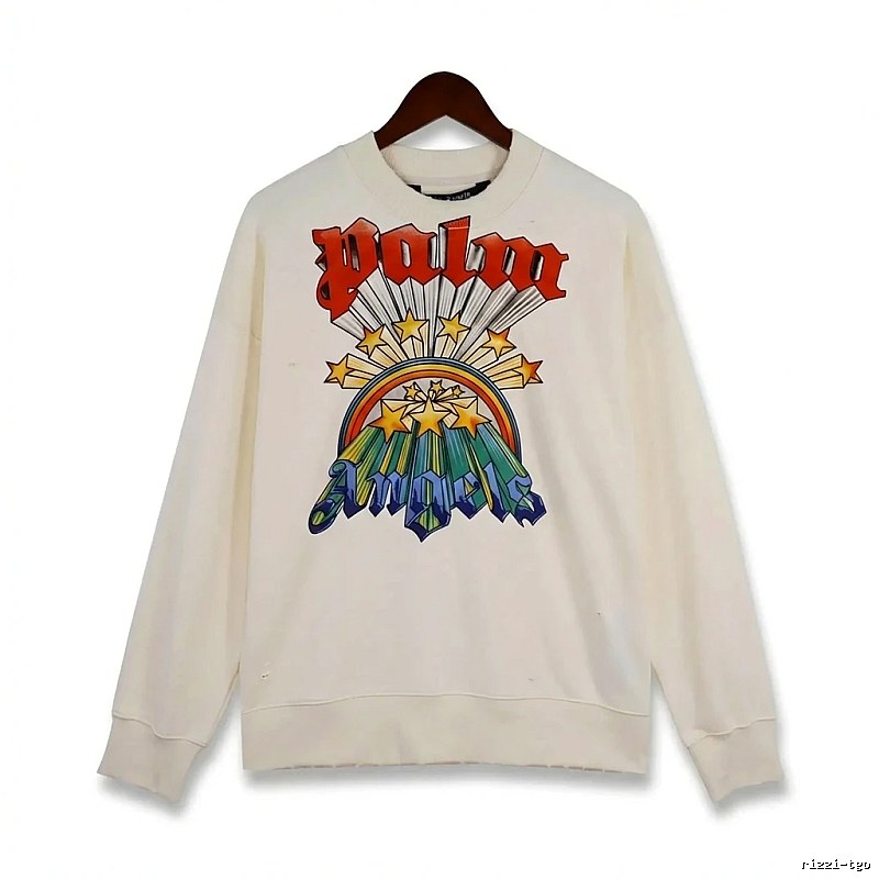 Palm Angels Rainbow Print Sweatshirt