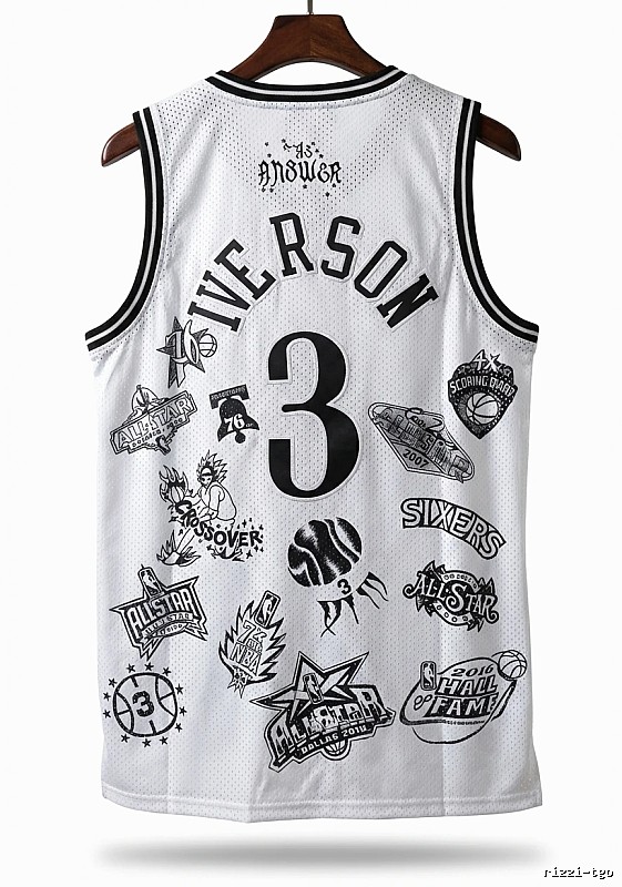 Philadelphia No. 3 Allen Iverson retro style jersey