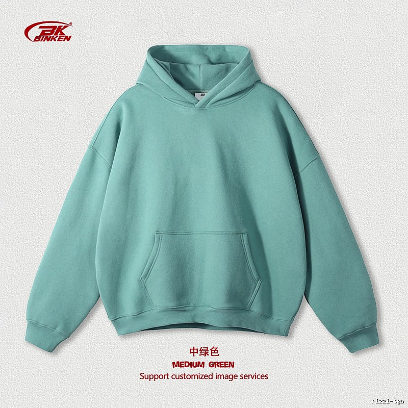 Premium Style Pullover hoodie Navy Blank Kangaroo for Resort Outfits