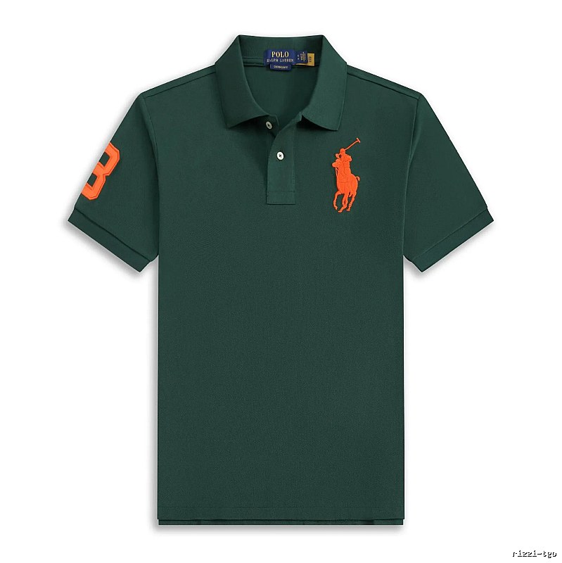 Ralph Lauren Polo American retro style dark green shirt